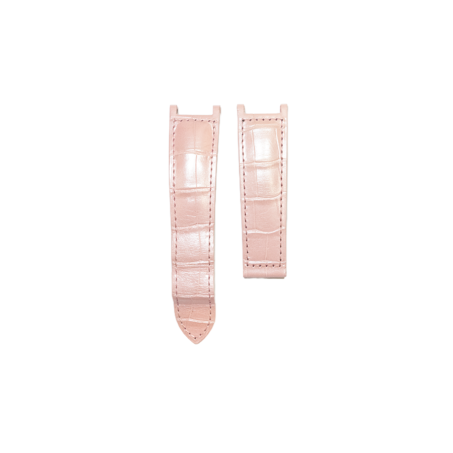 Cartier KD1H Alligator Strap - Pearl Light Pink