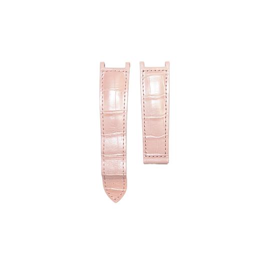 Cartier KD1H Alligator Strap - Pearl Light Pink