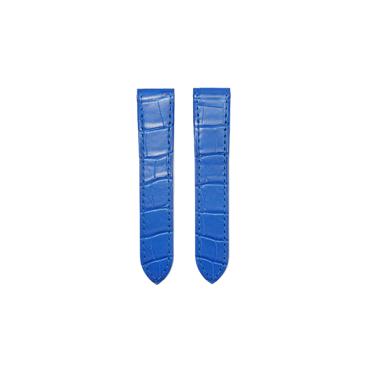Cartier KD1M Alligator Strap - Blue