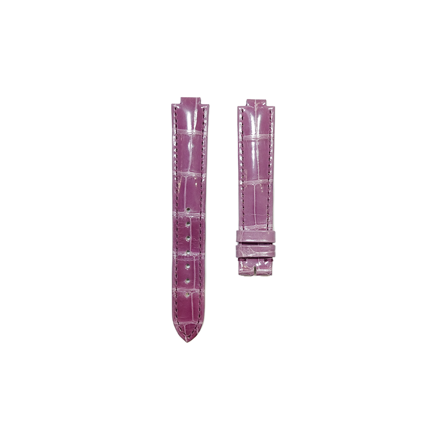 Cartier KD4N Alligator Strap - Shiny Purple