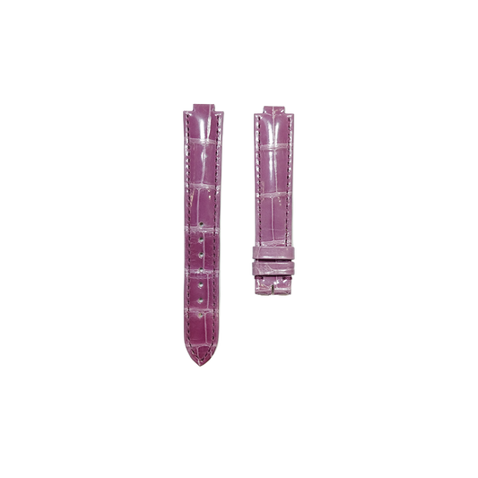 Cartier KD4N Alligator Strap - Shiny Purple