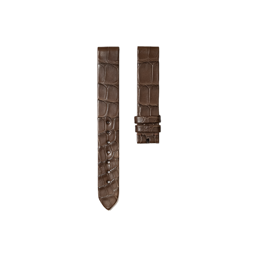 Chaumet Alligator Leather Strap - Brown