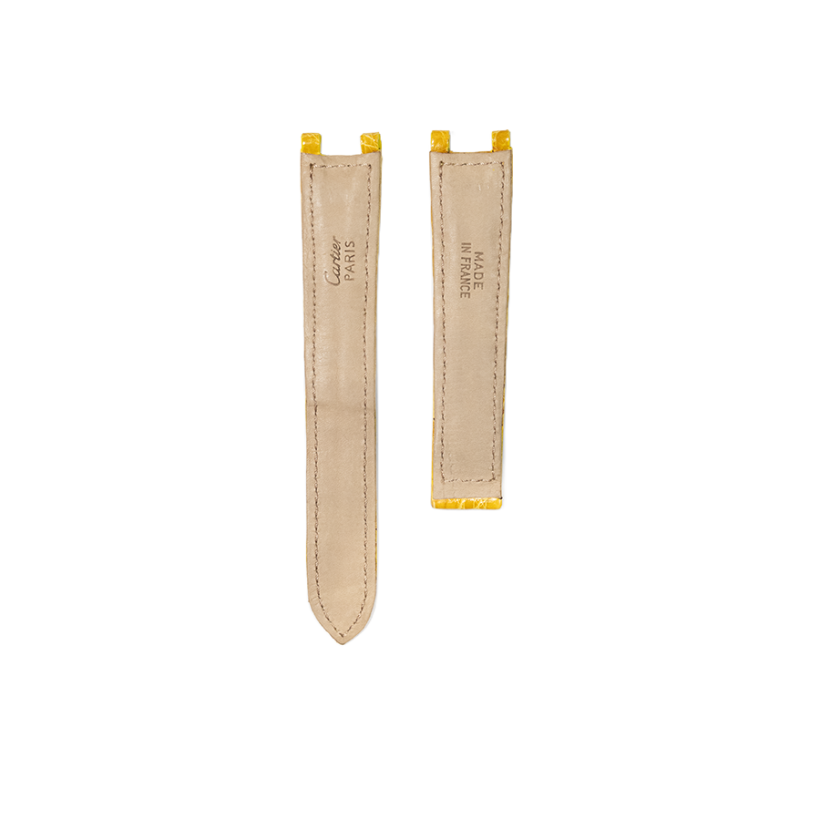 Cartier KD30 Crocodile Strap - Yellow