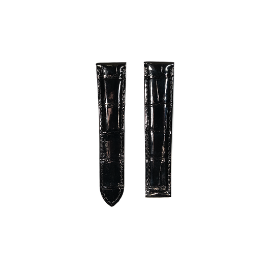 Cartier KD31 Alligator Strap - Shiny Black