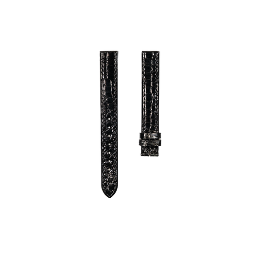Cartier KD32 Crocodile Strap - Shiny Black