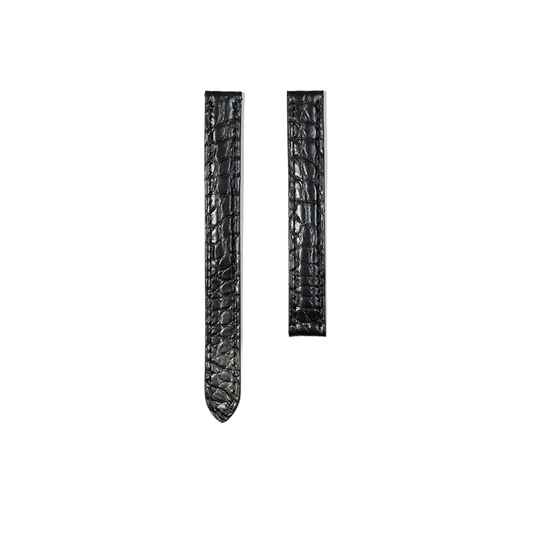Cartier KD32 Crocodile Strap - Mat Black