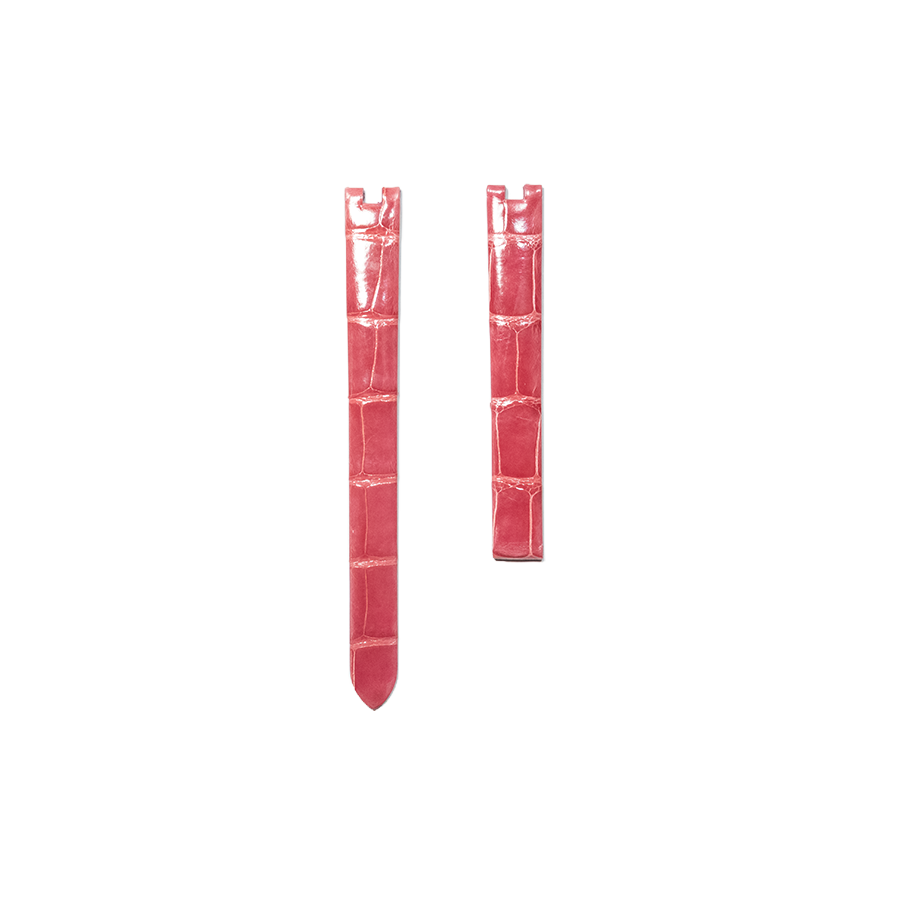Cartier KD2U Baigoire SM Alligator Strap - Brillant Pink