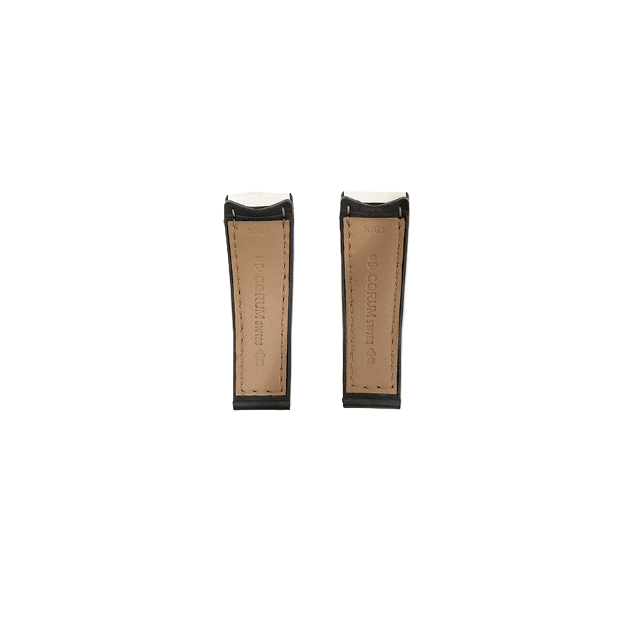 CORUM Alligator Strap - White