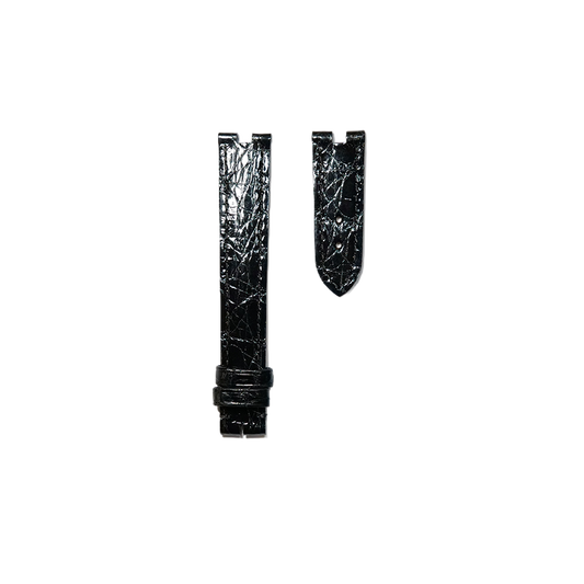 Cartier KD05 Caiman Strap - Shiny Black