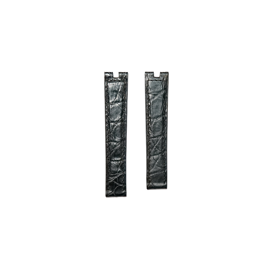 Cartier KD05 Caiman Strap - Mat Black