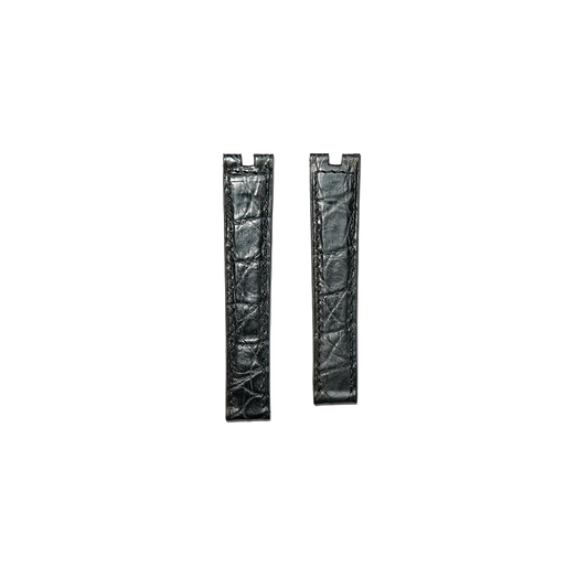 Cartier KD05 Caiman Strap - Mat Black