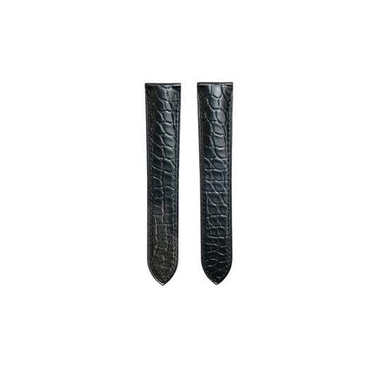 Cartier KD18 Alligator Strap - Mat Black