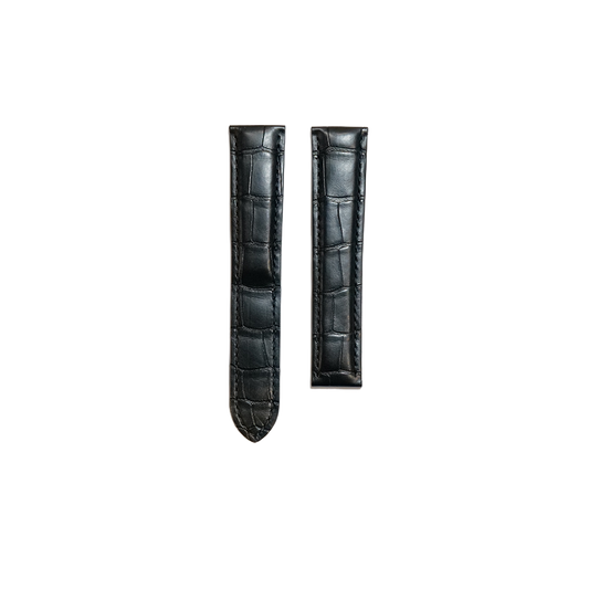 Cartier KD18 Alligator Strap - Mat Black