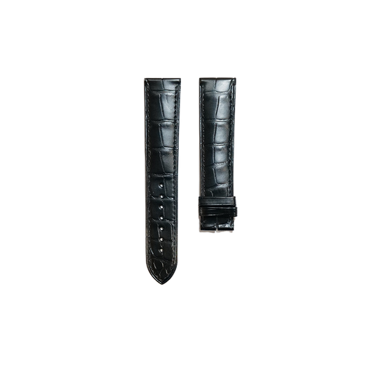 Cartier KD18 Alligator Strap - Mat Black