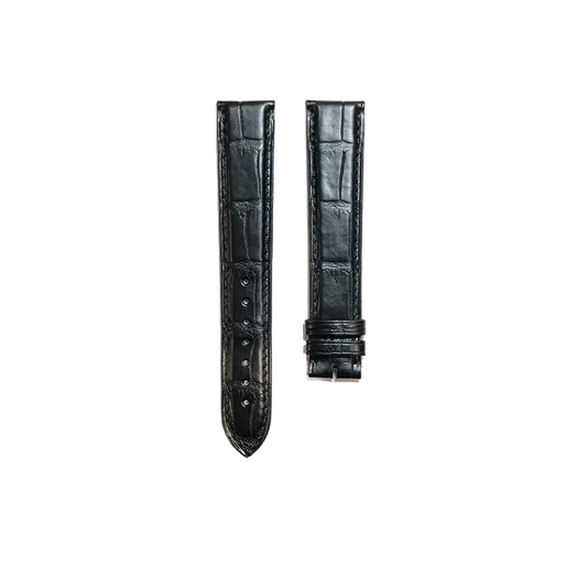Cartier KD18 Alligator Strap - Mat Black