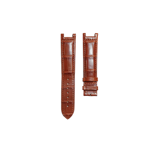 Cartier KD22 Alligator Strap - Mat Brown