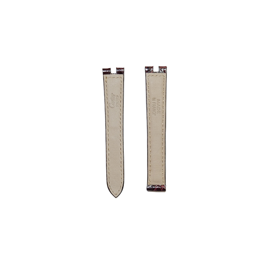 Cartier KD24 Caiman Strap - Shiny Burgundy