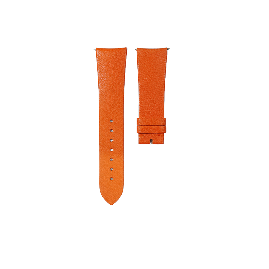 Chaumet Calfskin Leather Strap - Orange