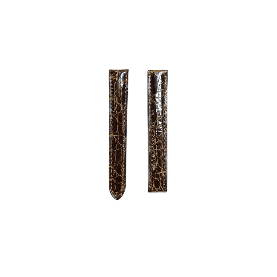Cartier KD28 Caiman Strap - Shiny Brown
