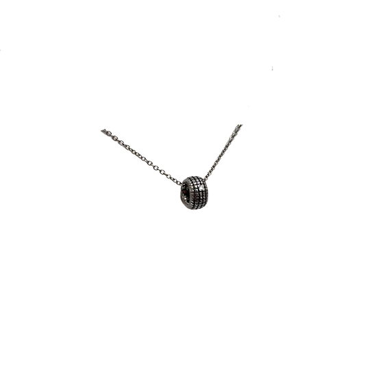 Damiani Metropolitan Pendant in 18K White Gold with Diamonds