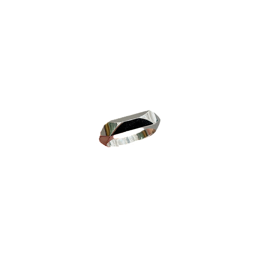 FRED 'Cut' Ring in 18K White Gold