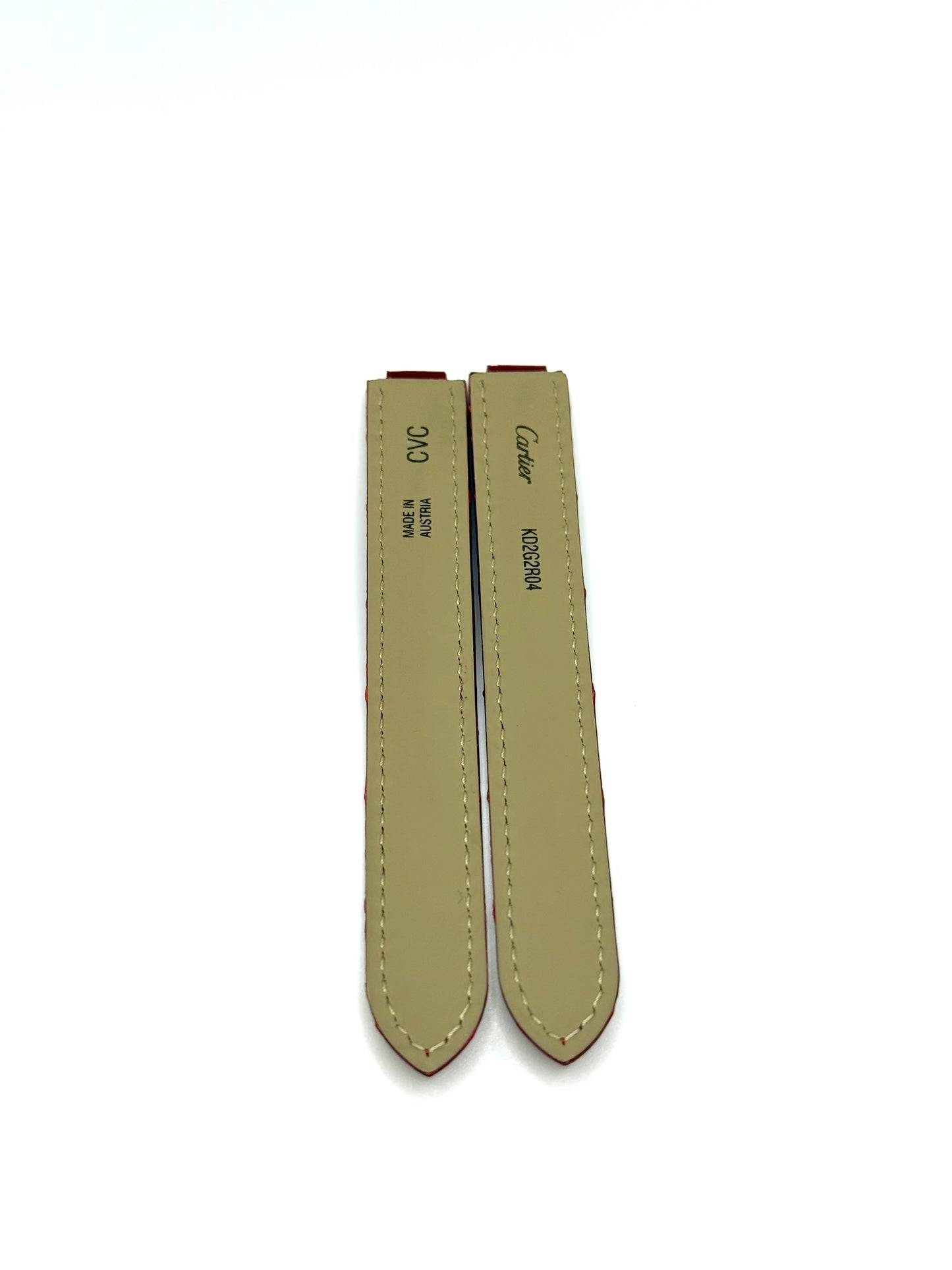 Cartier Red Alligator Watch 14mm strap