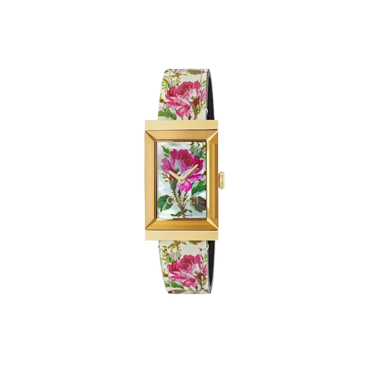 Gucci G-Frame Floral watch