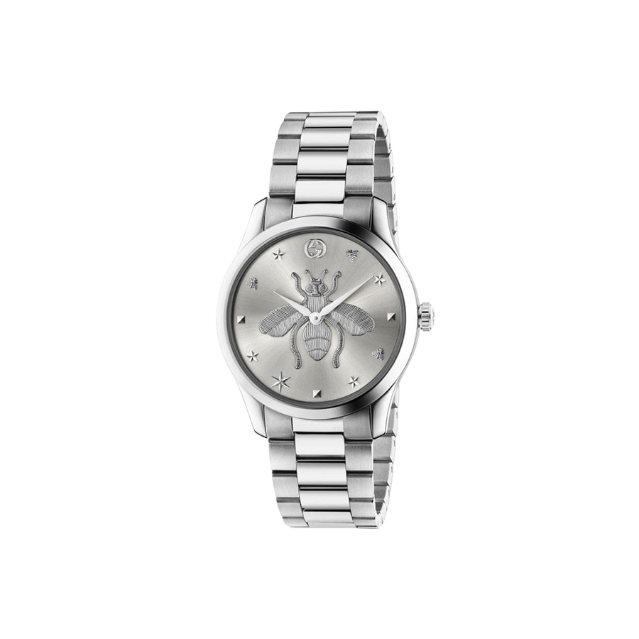 Gucci G-Timeless Iconic Quartz watch in Stainless Steel