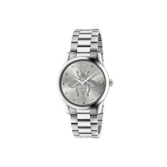 Gucci G-Timeless Iconic Quartz watch in Stainless Steel