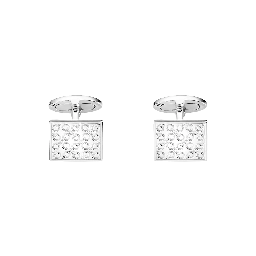 Gucci Rectangle Cufflinks in Sterling Silver