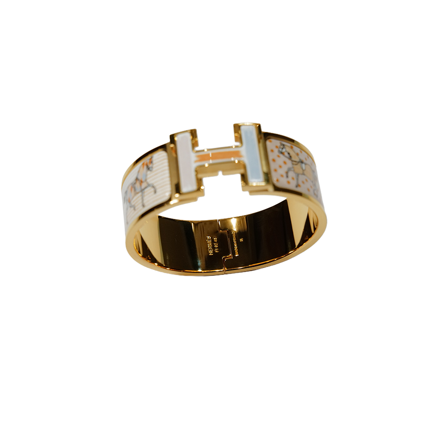 Hermès Clic Clac H Wide Bracelet