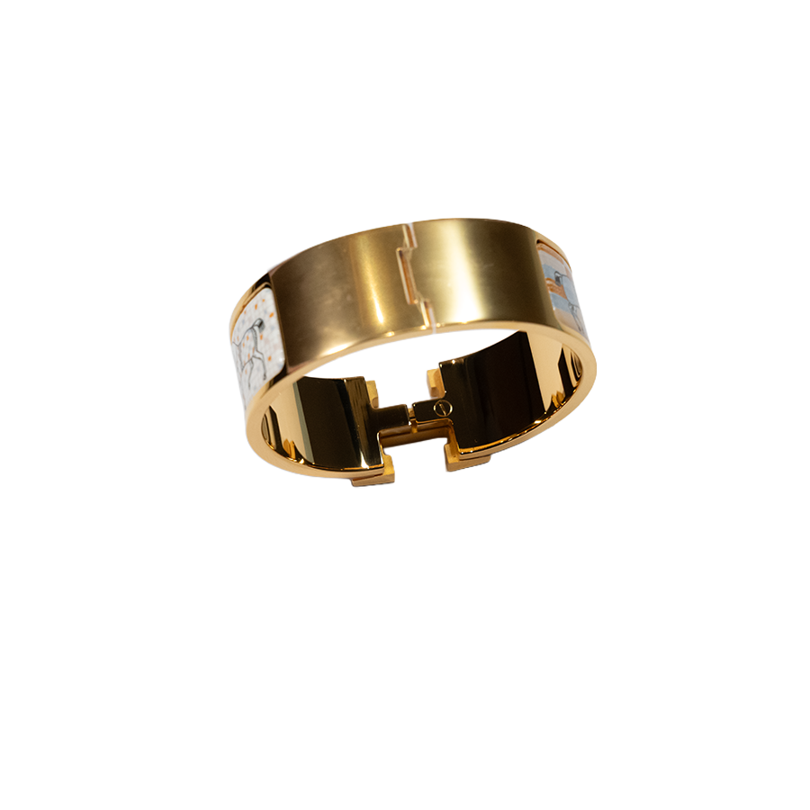 Hermès Clic Clac H Wide Bracelet