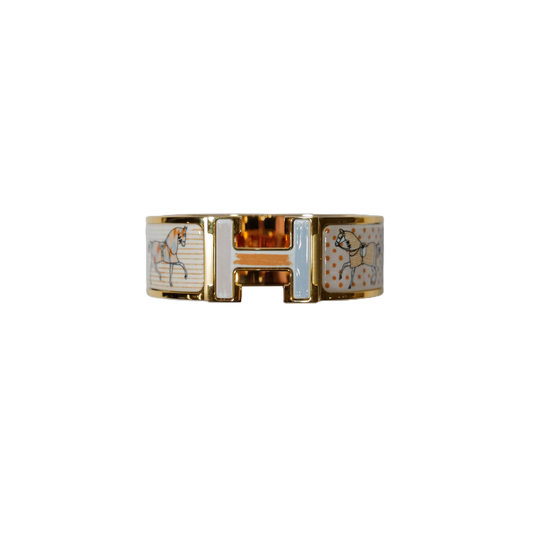 Hermès Clic Clac H Wide Bracelet