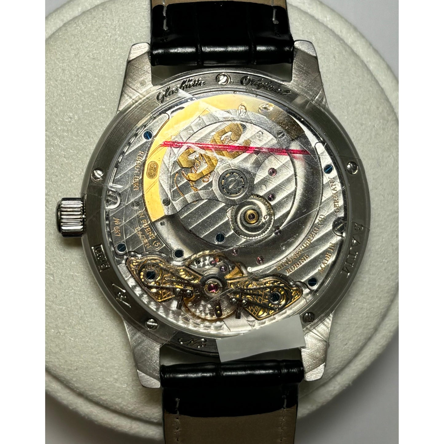 Glashutte Original Panomatic Date in Platium