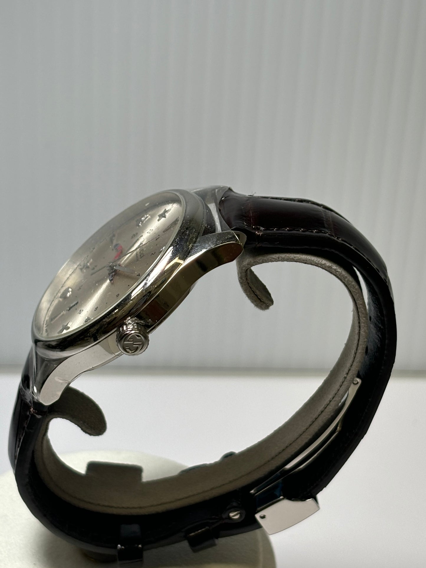 Gucci G-Timeless GMT Automatic Large Slim Stainless Steel Watch