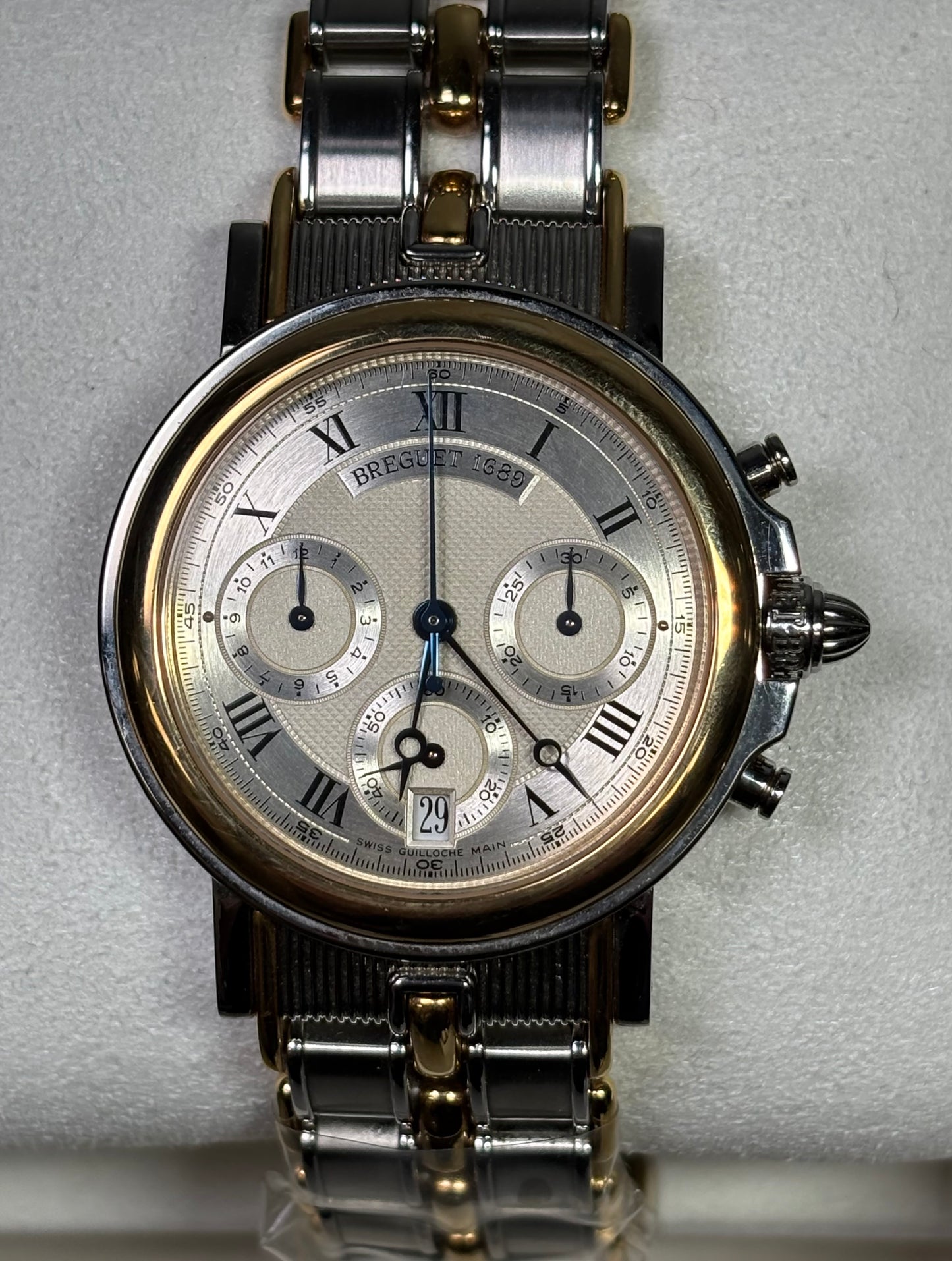 Breguet Marine Chronograph Watch Two Tone
