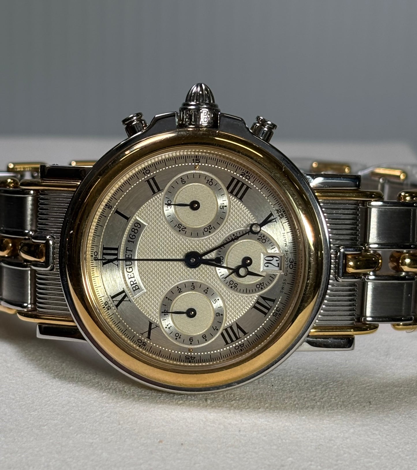 Breguet Marine Chronograph Watch Two Tone