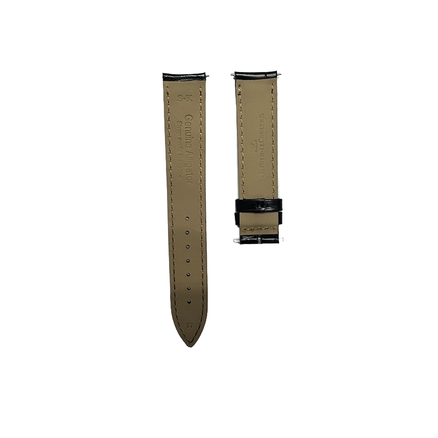 Jaeger-LeCoultre Alligator Leather Strap - Black