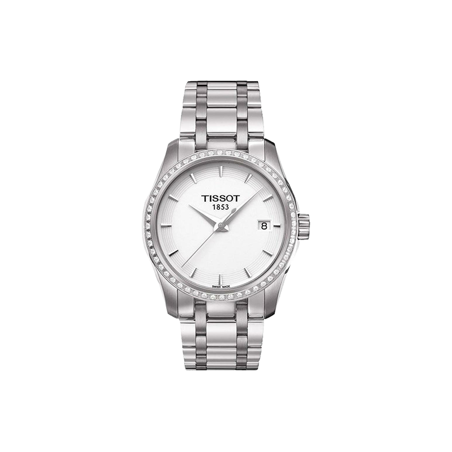 Tissot T-Trend Couturier Diamond Quartz Watch