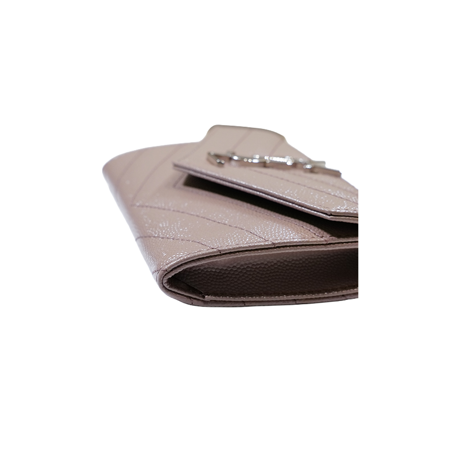 Saint Laurent Cassandre Matelassé Envelope Wallet