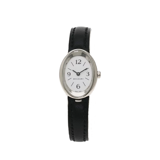 Bulgari Ovale Quartz Ladies Watch in 18K White Gold