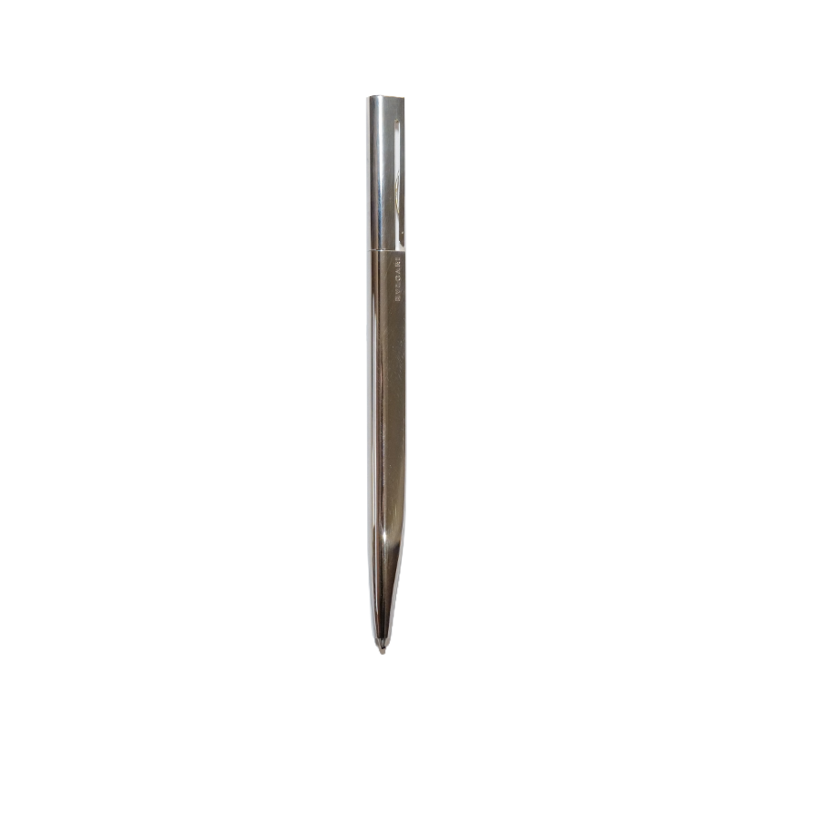 Bulgari Eccentric Collection Ballpoint Pen - Silver