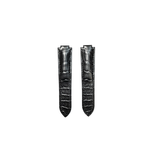 Cartier KD2H Ballon Bleu Alligator Strap -  Mat Black