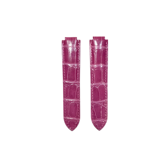 Cartier KD2J Ballon Bleu Alligator Strap - Dark Pink