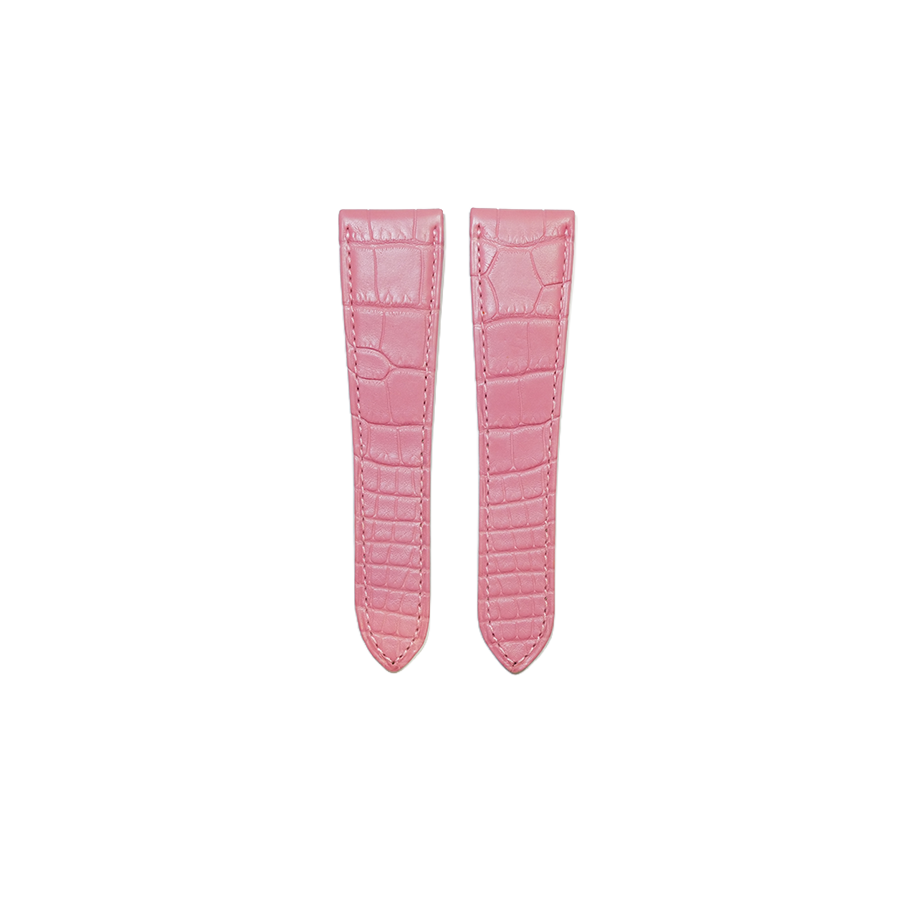 Cartier KD3J Alligator Strap - Mat Pink