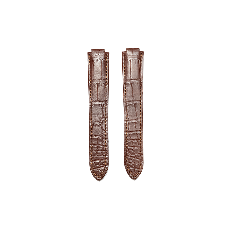 Cartier KD2H Ballon Bleu Alligator Strap - Brown Marron