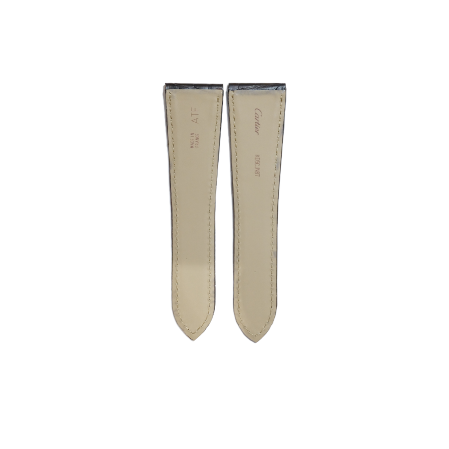 Cartier KD5C Alligator Strap - Mat Brown