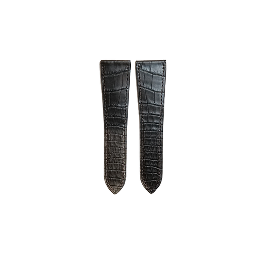 Cartier KD5C Alligator Strap - Mat Brown