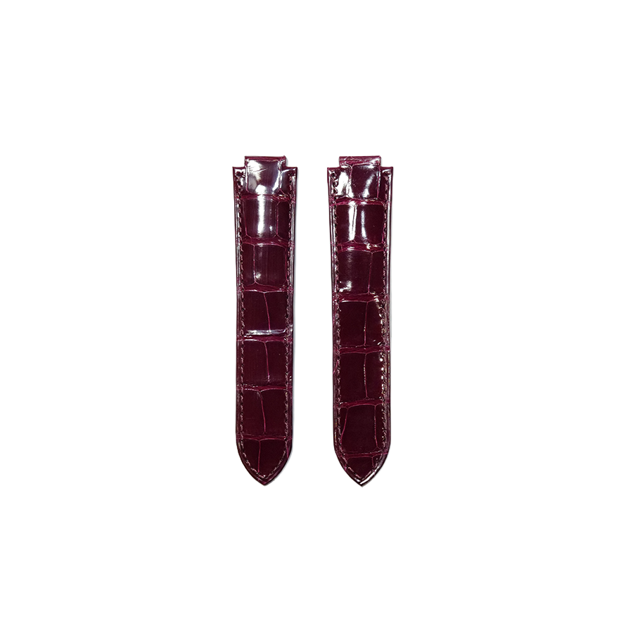 Cartier KD2J Ballon Bleu Alligator Strap - Shinky Bordeaux
