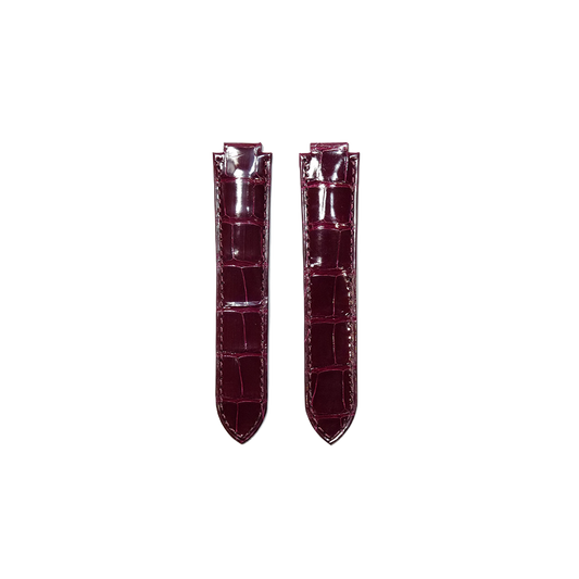Cartier KD2J Ballon Bleu Alligator Strap - Shinky Bordeaux